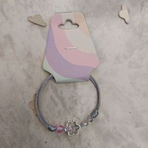 Gelang Manik Kombinasi Tali Satin