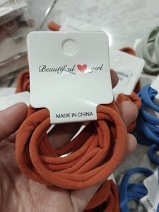 Ikat Rambut Isi 6/ Coklat 