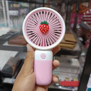 Mini Handheld Fan/ Buah/ Pink