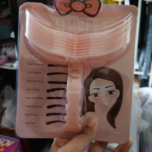 Flower scret eyebrow Stensil 