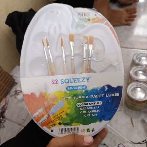 Set Kuas Palet Lukis BR-SQ569