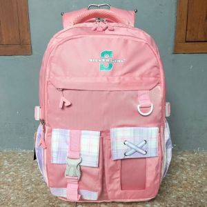 Tas Ransel Backpack Sekolah Anak Perempuan Silver Girl Original Cinara 73014