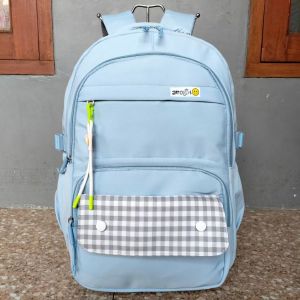 Tas Ransel Backpack Sekolah Anak Perempuan Alto Girl Original NEW Oversfas-Blue