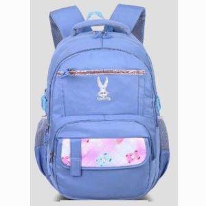 Tas Ransel Backpack Sekolah Anak Perempuan Silver Girl Original Janira 73614S-Biru