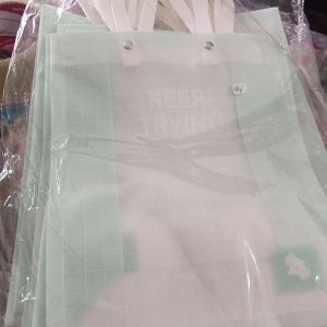 Shop Bag Glitter Tegak Sedang