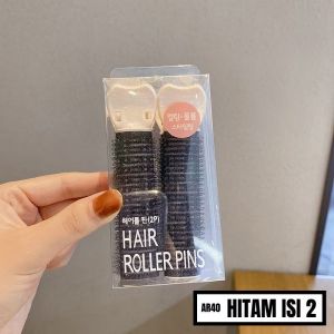 Roll Jepit Rambut Gulung Jepitan Poni Korea Heatless Curling Style Hair MCO AR40-Hitam