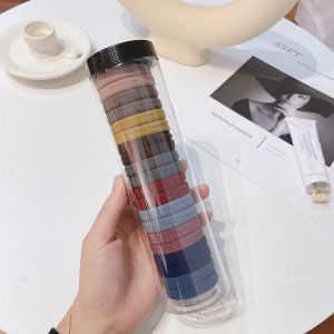 HC Ikat Rambut Wanita Elastis Isi 20 Pcs Kunciran Anak Motif Polos 20Pcs Kuat Gaya Korea-Mix Warna