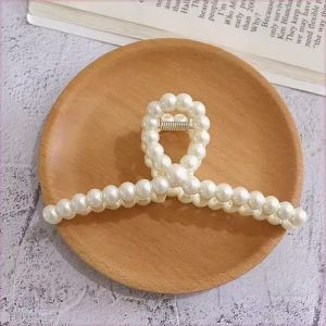 HC Jepitan Rambut Motif Mutiara Fashion Korea Aksesoris Wanita Jedai Lucu-Oval