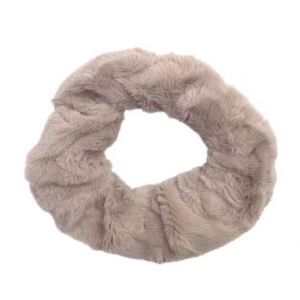 HC Ikat Rambut Scrunchie Korea Hijab Gelang Hairband Kunciran Cepol Jilbab Lingkar-Coklat Muda