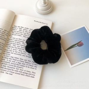HC Ikat Rambut Scrunchie Korea Hijab Gelang Hairband Kunciran Cepol Jilbab Lingkar-Hitam
