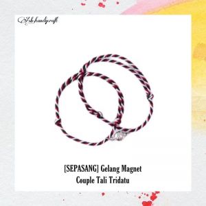 Gelang Magnet Couple Tali Tridatu (Sepasang)