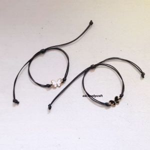 Gelang Single Slide Kupu Kupu Premium  Gelang Single slide waterproff-Hitam