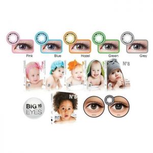 Ice Softlens N8 - Black Normal - 16mm