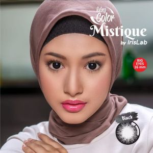 Living Color Mistique Softlens Normal - Black - 16mm