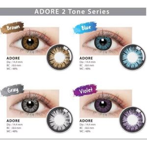 Living Color Adore Softlens Normal - Tone Black - 14.4mm