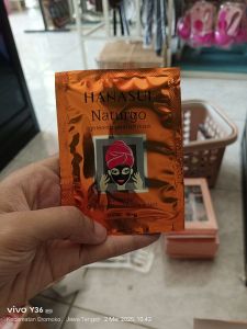 Hanasui Naturgo Lightening Peel Off Mask 10gr