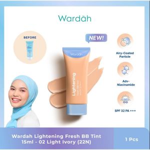 Wardah Light Fresh BB Tint No.02 Light Ivory 15ml