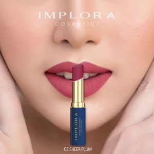 Implora Intense Matte Lipstick No.03 Sheer Plum