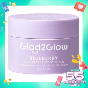 Glad2Glow Blueberry 5% Ceramide Barrier Moisturizer