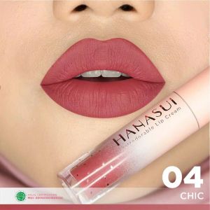 Hanasui Mattedorable Lip Cream No.04 Chic