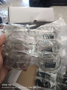 Kacamata Fashion Dewasa/ Bening Hitam