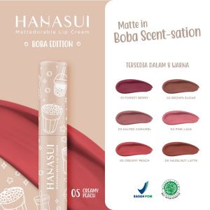 Hanasui Boba Lip Cream No.05 Creamy Peach