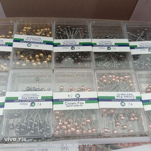 Jarum Pentul Dressmaker Pins Crown Fox/ Mix