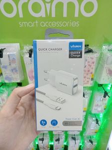 Travel Charger/VIVAN POWER OVAL 3C/TYPE-C/3A