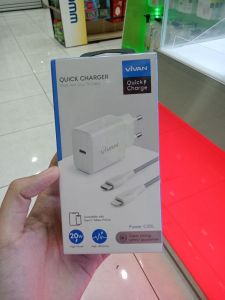  Travel Charger/VIVAN POWER C20L/TYPE-C TO LIGHTNING/20W (NEW)