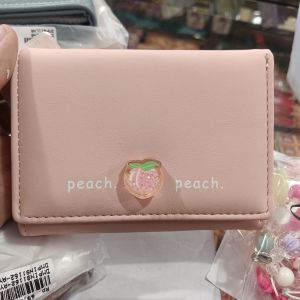 Dompet Lipat Fashion Peach
