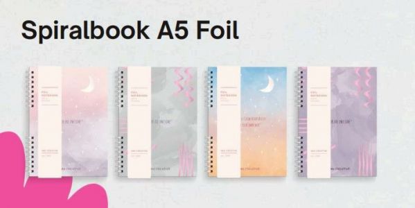 Spiral Book A5 Hardcover Foil