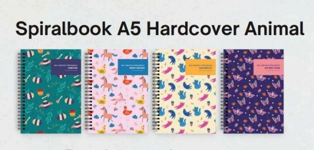 (FM-19) Spiralbook A5 Hardcover - Animal