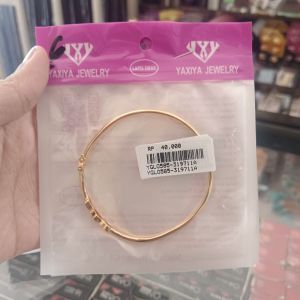 Yaxiya Jewelry Gelang Fashion Titanium Gold