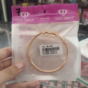 Yaxiya Jewelry Gelang Fashion Titanium Gold 