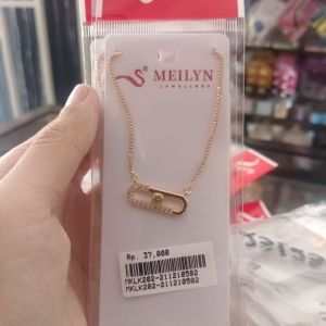 Meilyn Jewelry Kalung Fashion Titanium Gold 