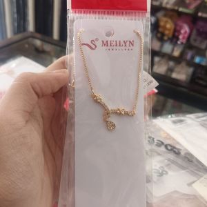 Meilyn Jewelry Kalung Fashion Titanium Gold 