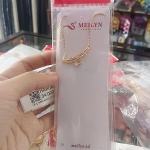 Meilyn Jewelry Kalung Fashion Titanium Gold 