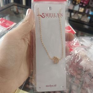 Meilyn Jewelry Kalung Fashion Titanium Gold 