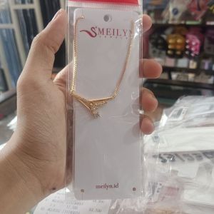 Meilyn Jewelry Kalung Fashion Titanium Gold 