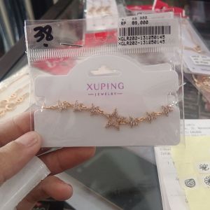 Xuping Jewelry Gelang Fashion Titanium Gold 