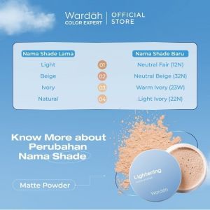 Wardah Lightening Powder Foundation Refill No.05 Warm Ivory
