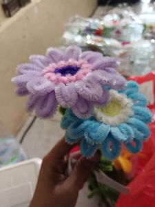 Bunga Gardenia Kawat Bulu