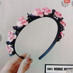 Bando Anak Bandana Kepang Minie Mouse