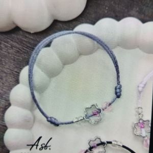 Gelang Manik Kombinasi Ring Abu