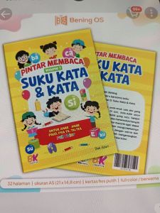Buku Pintar Membaca Suku Kata & Kata