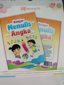 Buku Anak Belajar Menulis Angka