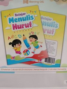 Buku Anak Belajar Menulis Alfabet 