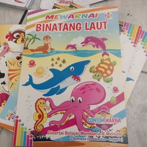 Buku Mewarnai Anak BOS Hewan