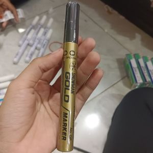 Snowman Gold Paint Marker