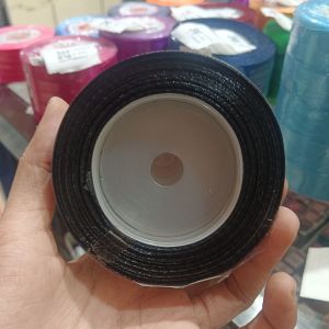 Pita Satin 3/8 Inch Hitam 